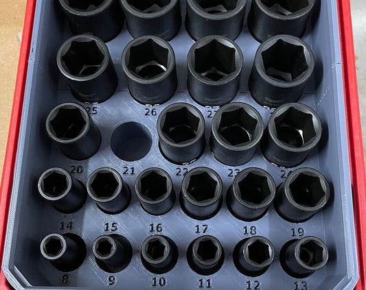 Milwaukee Packout Deep Impact Socket storage bin