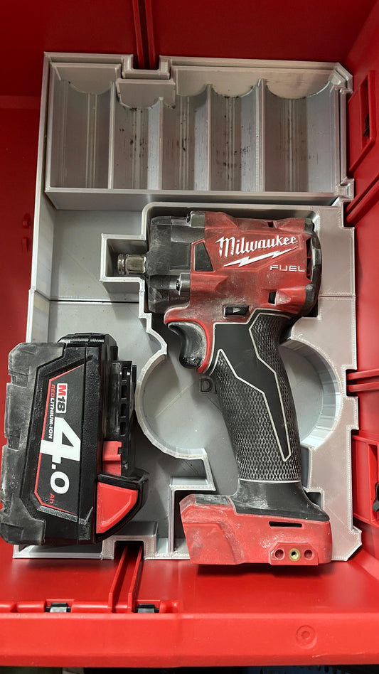M18 Stubby impact wrench for 2 or 3 drawer Milwaukee system
