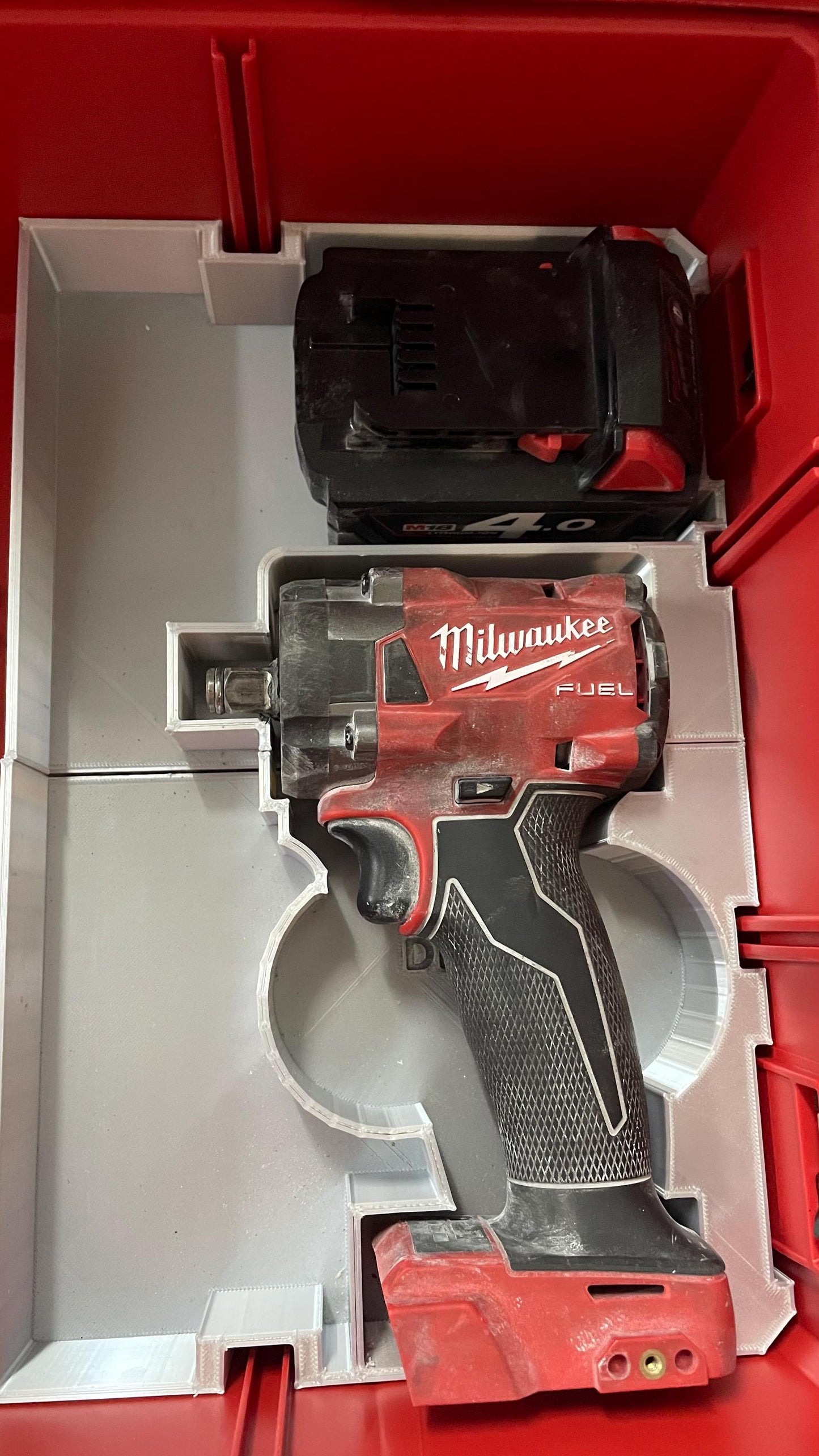 M18 Stubby impact wrench for 2 or 3 drawer Milwaukee system