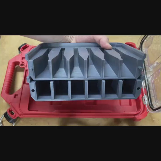 STL*** Milwaukee Packout Slim Bin Chisel set STL DOWNLOAD***