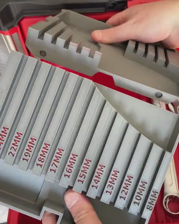 STL*** SAE Spanner divider for the 4 Drawer Milwaukee Packout***DIGITAL download only