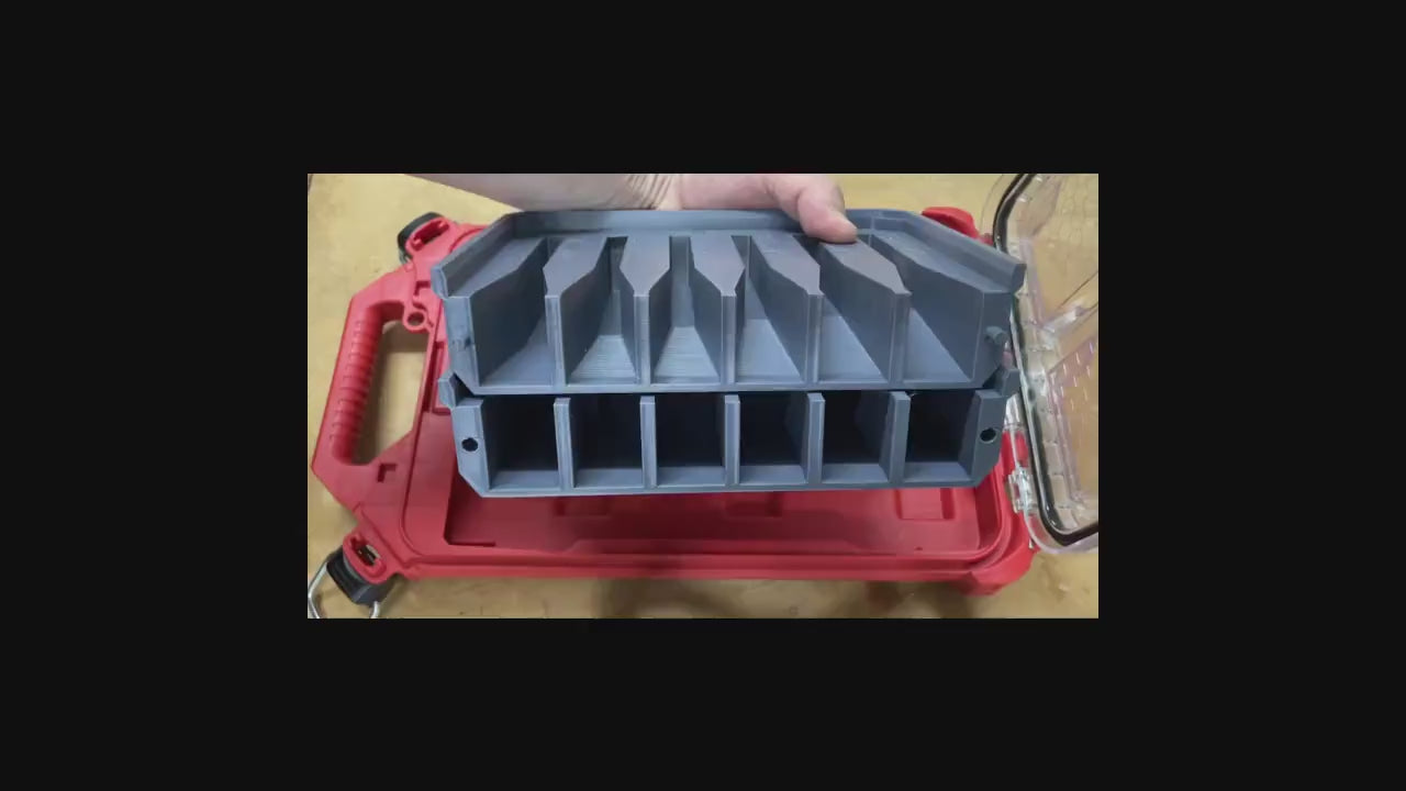 Milwaukee Packout Full size Slim Bin for chisel Set storage